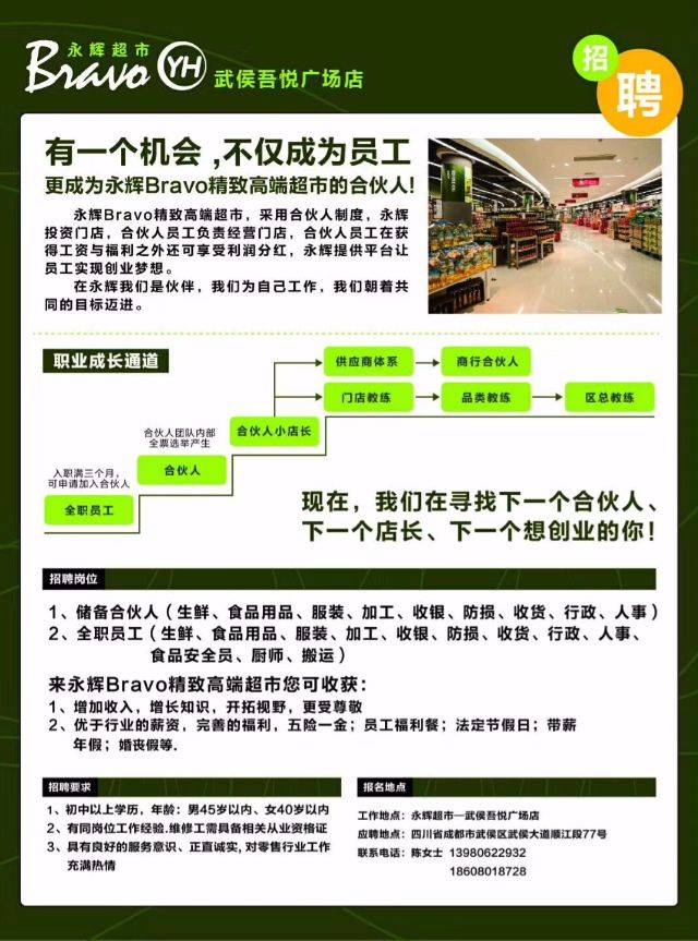新都永輝超市最新招聘熱潮啟動(dòng)！